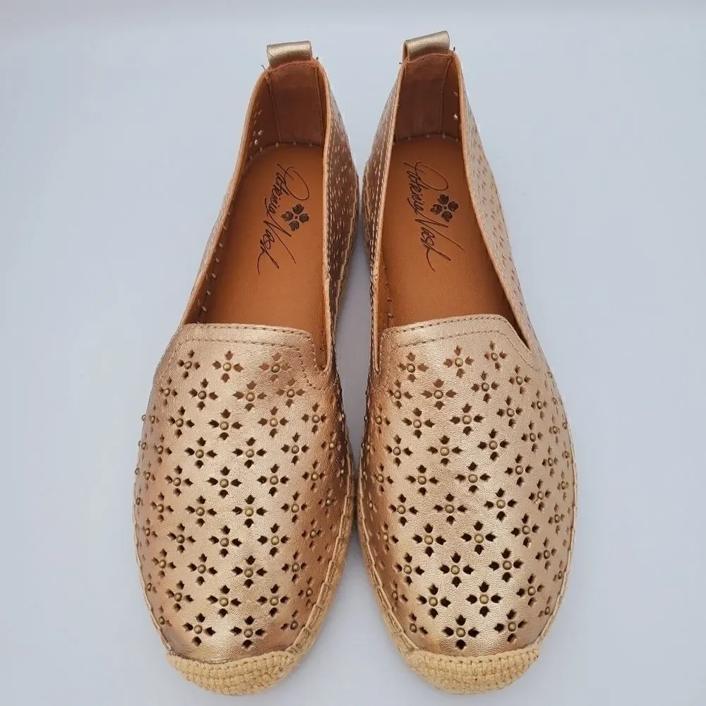 Patricia Nash Elena Pale Gold Espadrille - Picture 2 of 10